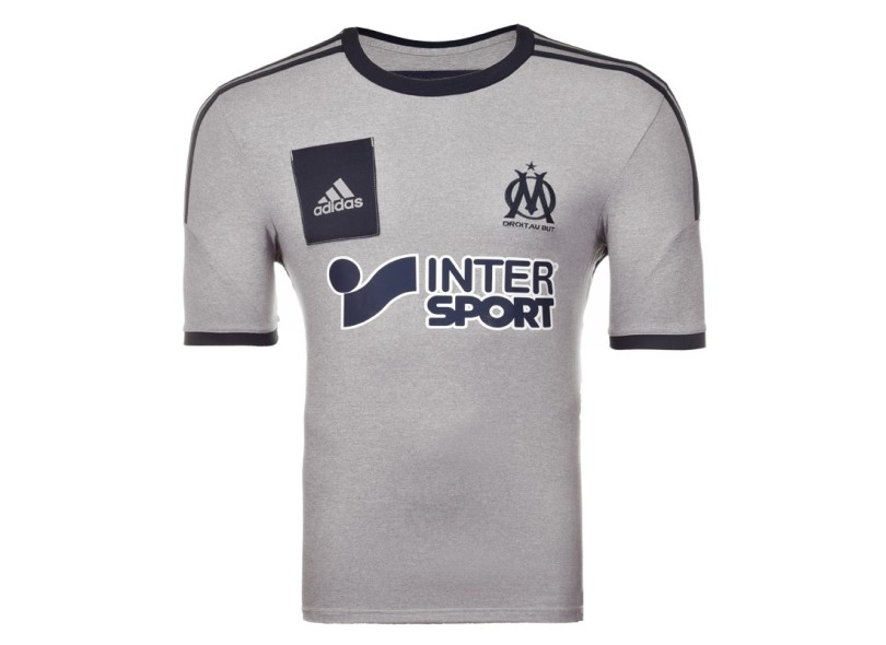 Camisa Jogo Olympique de Marseille II 2014/15 com Número Adidas