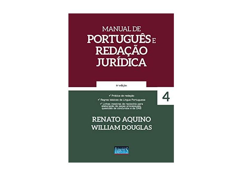 Manual de Português e Redação Jurídica - Renato Aquino - 9788576269199