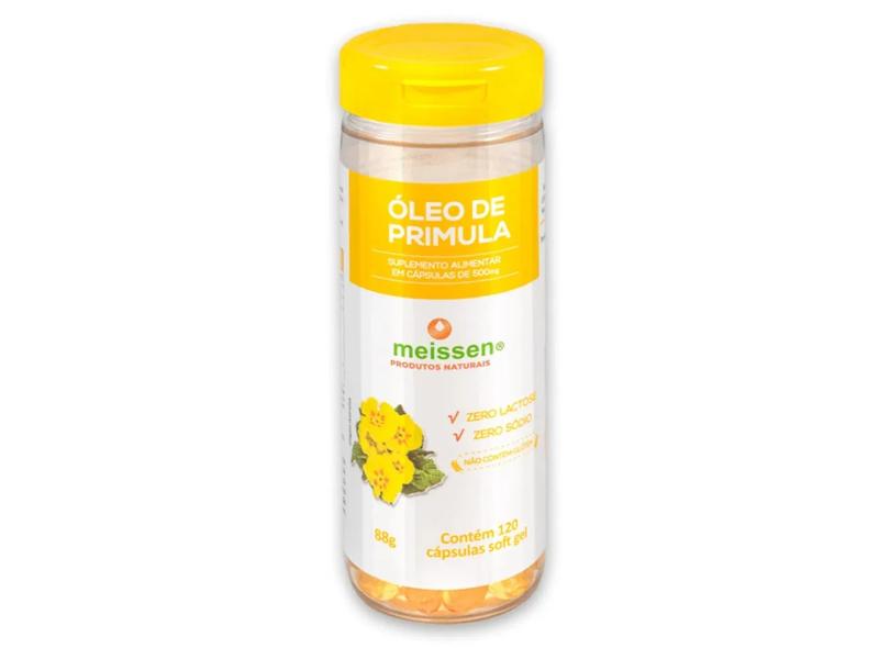 Óleo de Prímula (500mg) 120 Cápsulas Softgels - Meissen
