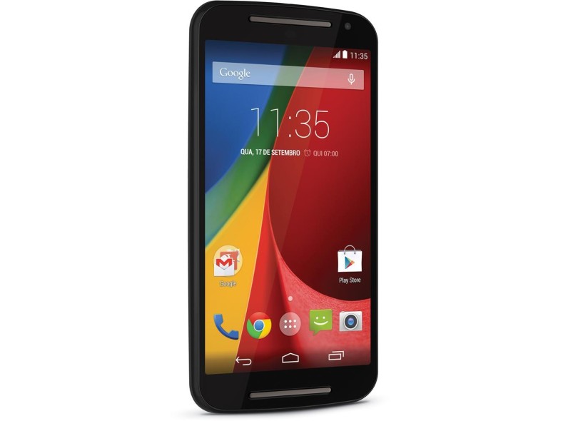 Smartphone Motorola Moto G 2ª Geração XT1068 2 Chips 8GB Android 4.4 (Kit Kat) 3G Wi-Fi