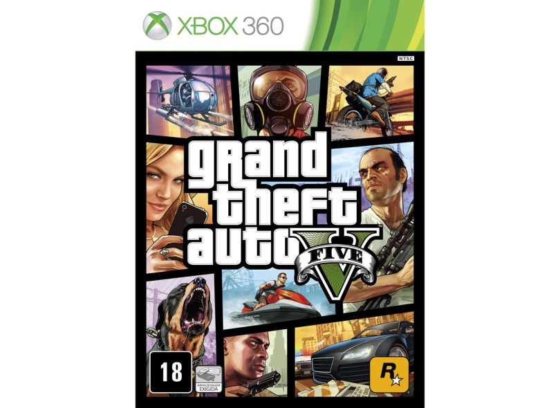 Jogo Grand Theft Auto V Xbox 360 Rockstar