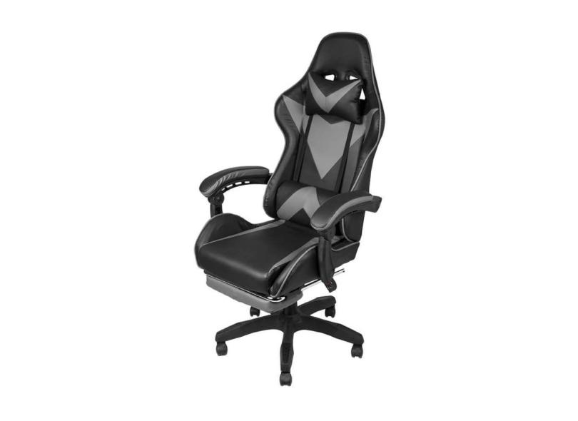 Cadeira Gamer Hawker - Preto E Cinza