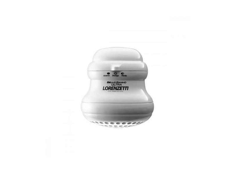 Ducha Lorenzetti Bello Banho 5400W 3T 127V Branca - LORENZETTI FORTTI,