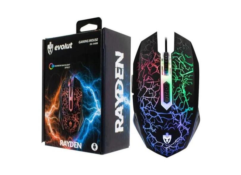 Mouse Gamer Usb Evolut Rayden Eg104 Para Tap/drag Click