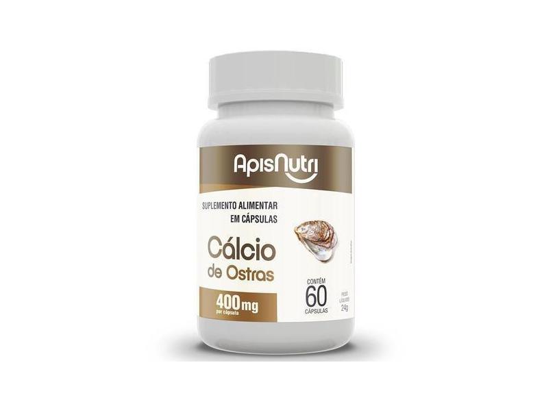 Cálcio De Ostras 400Mg (60 Caps) - Padrão: Único - Apisnutri