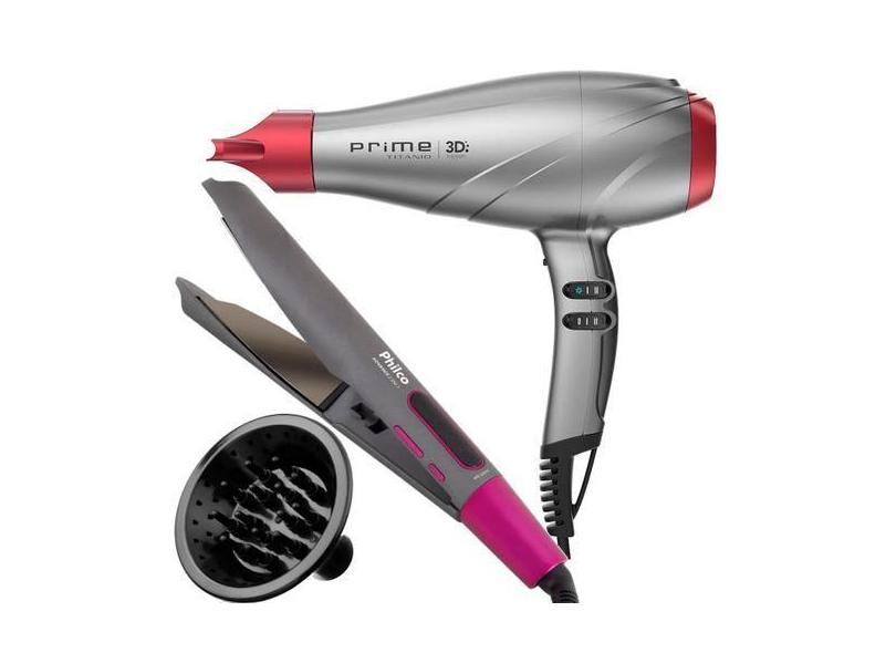 Secador De Cabelo Gama Italy 2300W Ion Profissional Salão Ar Quente E