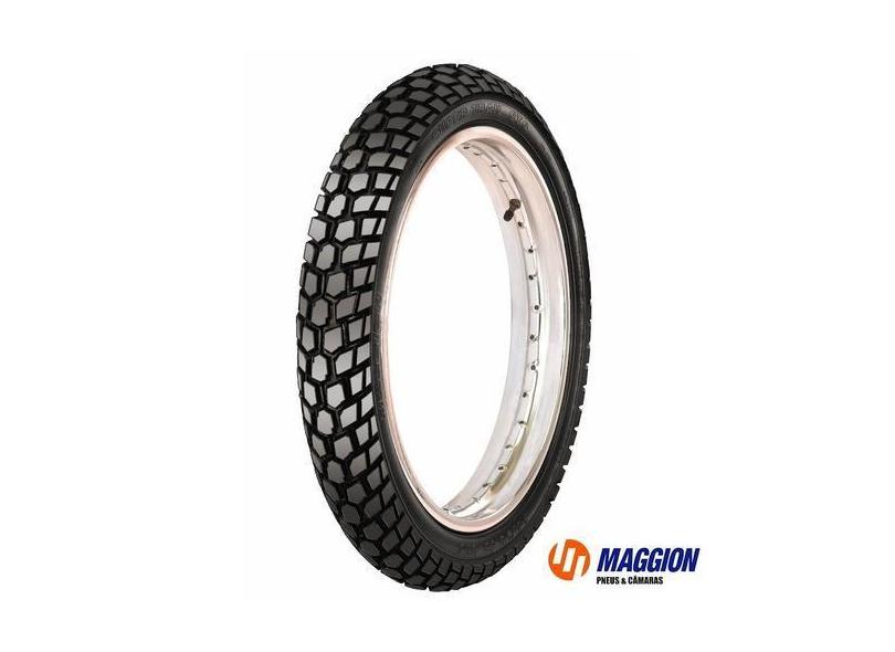 Pneu Traseiro Cravo 90/90-18 St6 + Câmara De Ar Mg18 - MAGGION