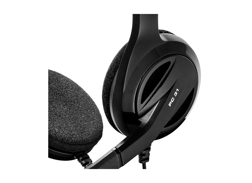 Headset com Microfone Filtro para Ruídos PC 31 Sennheiser