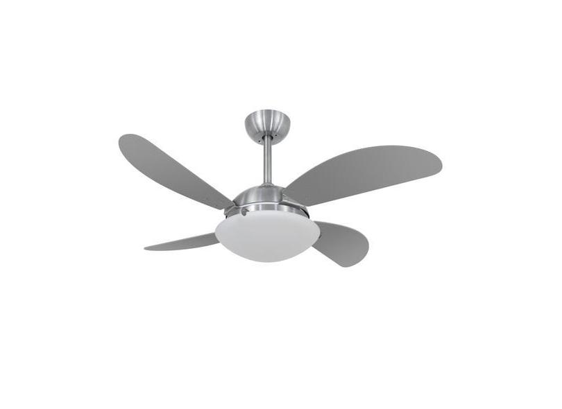 Ventilador De Teto Volare Escovado Fly Titânio Moderno 220V