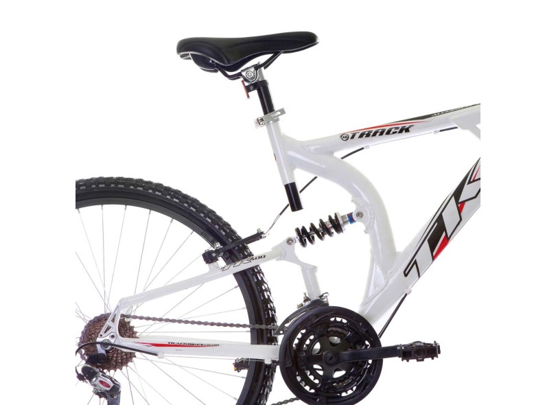 Bicicleta Mountain Bike Track & Bikes 21 Marchas Aro 26 Suspensão Full Suspension Freio V-Brake XK 400