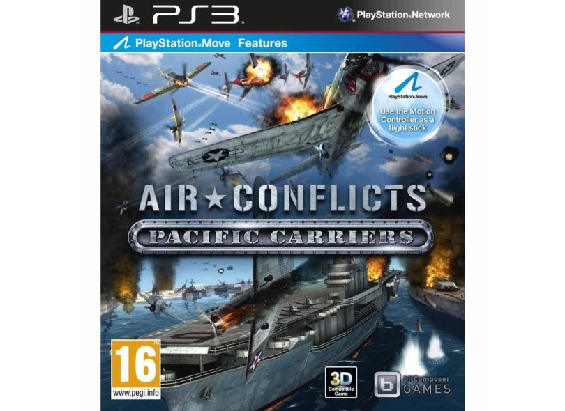 Jogo Air Conflicts: Pacific Carriers PlayStation 3 Maximum Family Games