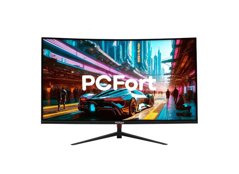 Monitor Gamer Curvo PCFort U27F280 27&quot; 1ms 280Hz LED Full HD 100% sRGB 2xHDMI 2xDisplay Port Freesync/Gsync Alto falante