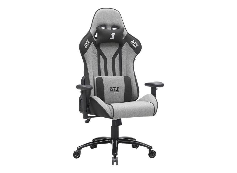 Cadeira Gamer Dt3 Sports Grigio Tecido Cinza Com Preta