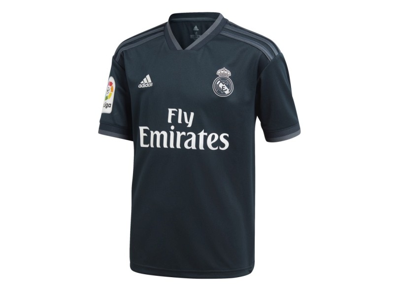 Camisa Torcedor Infantil Real Madrid II 2018/19 Adidas
