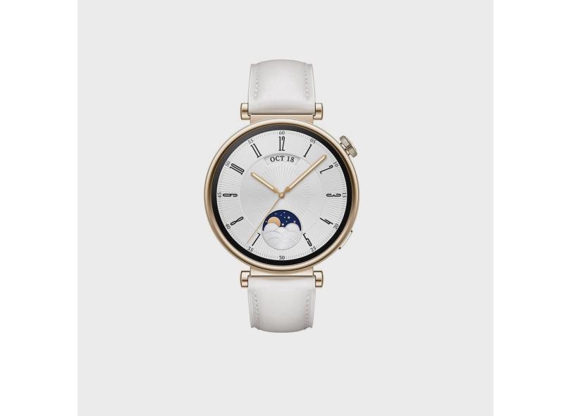 SmartWatch, Huawei, Watch gt 4 41mm, Design Geométrico, branco