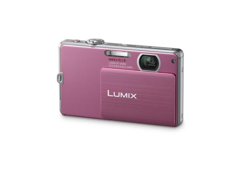 Câmera Digital Panasonic Lumix Fashion DMC-FP1LB-K 12,1 mpx 40 MB