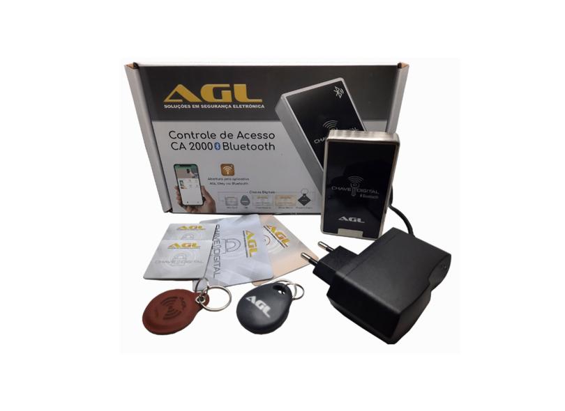 Controle de Acesso agl ca 2000 Prova D agua IP68 Rfid Bluetooth