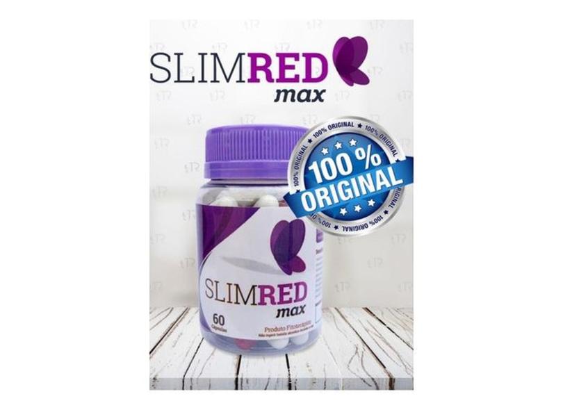 KIT 2 Slim Red Max 60 Cápsulas - Inibidor de apetite - Alta queima