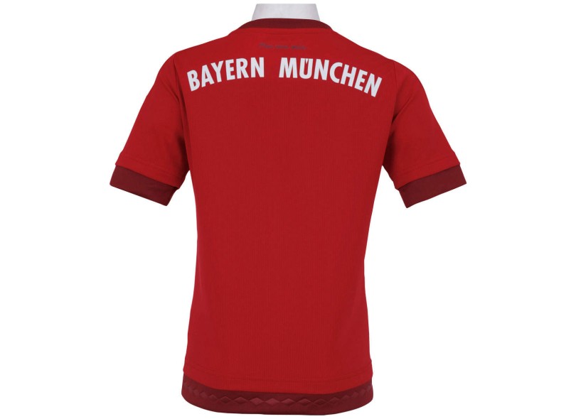 Camisa Torcedor Bayern de Munique I 2015/16 Infantil sem Número Adidas