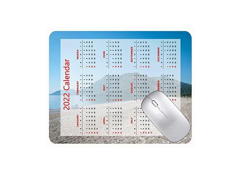 Mouse pad para jogos com design especial 2022, mouse pad para jogos, praia, montanhas, areias marinhas, base de borracha antiderrapante