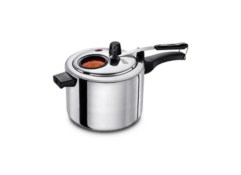 Panela De Pressão Em Aluminio Polido Com Visor 4,5 Litros - A.R Varied