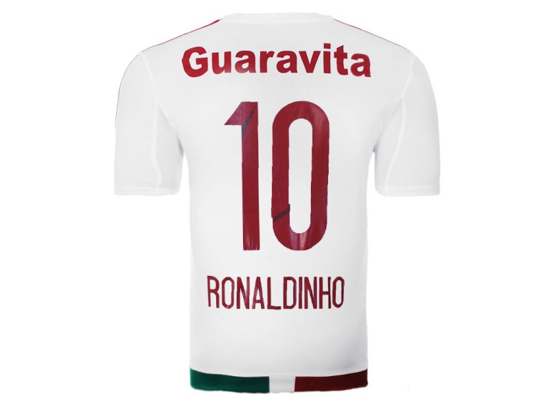 Camisa Torcedor Fluminense II 2015 Ronaldinho nº 10 Adidas