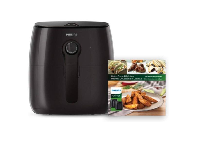 AirFryer Capacidade 3L com Temporizador, 110V 1425W, PHILIPS KITCHEN APPLIANCES HD9721/99, Preto