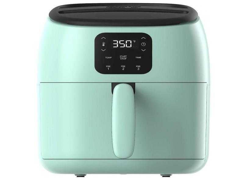 Fritadeira Eletrica Airfryer 2.6L Com Painel Digital E Temperatura Ajustavel, 110V, Dash, Azul