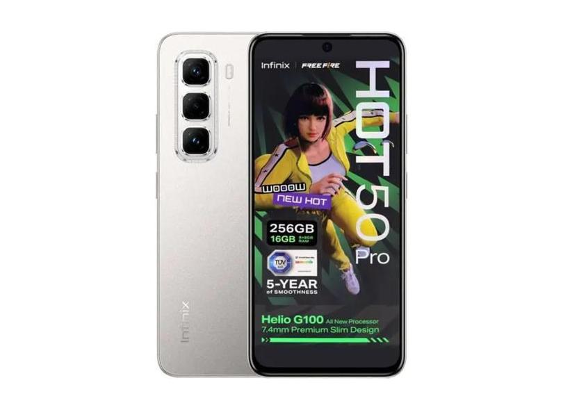 Celular Smartphone Infinix Hot 50 PRO 4G Dual Sim Tela 6.78 8 GB RAM 2