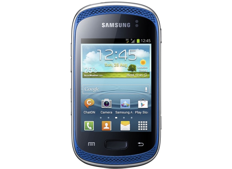 Smartphone Samsung Galaxy Music Duos S6012 Câmera 3,2 Megapixels Desbloqueado 2 Chips 4 GB Android 4.0 (Ice Cream Sandwich) 3G Wi-Fi