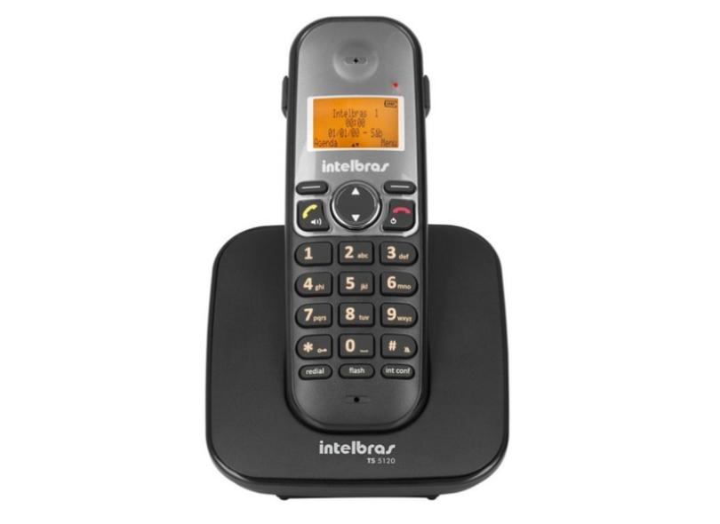 Telefone sem Fio Intelbras com 3 Ramais TS5120