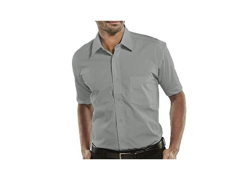Camisa microfibra manga 2025 curta