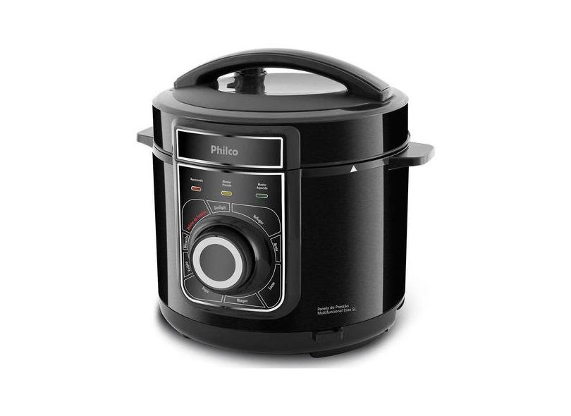 Panela De Pressão Elétrica Philco 5 Litros - Preto - 220v Elétrica