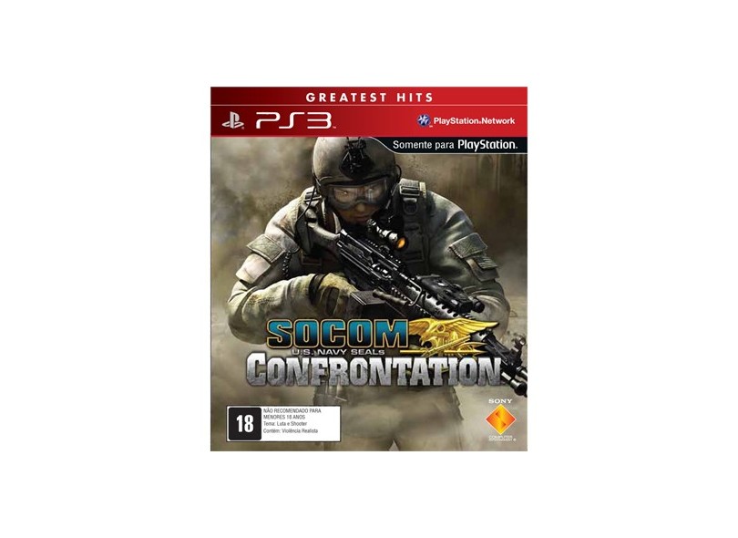Jogo Socom Us Navy Seals Confrontation Sony PS3