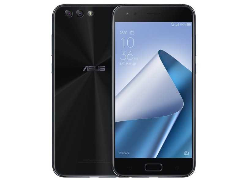 Smartphone Asus Zenfone 4 ZE554 4GB RAM 64GB 12.0 MP 2 Chips Android 7.0 (Nougat) 3G 4G Wi-Fi