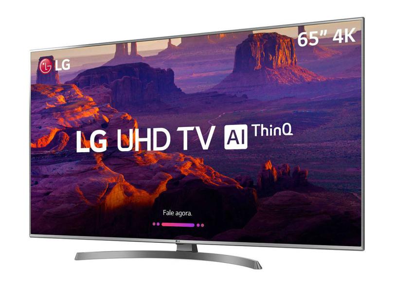 Smart TV LED 65" LG ThinQ AI 4K 65UK6530PSF 4 HDMI