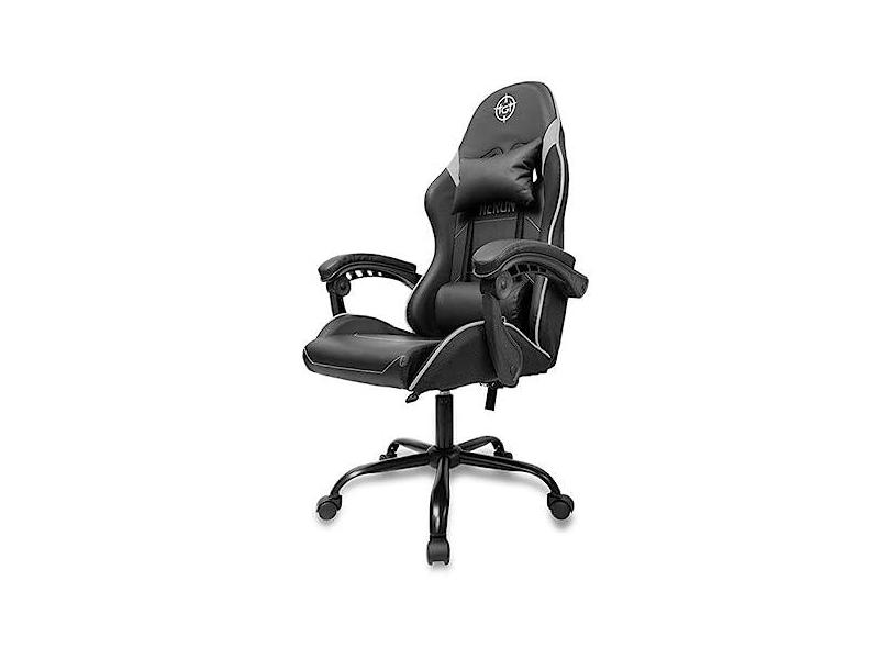 Cadeira Gamer TGT Heron TC, Preto e Cinza, TGT-HRTC-BL01