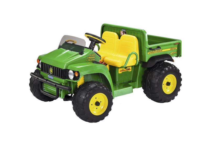 Carrinho Elétrico Criança Infantil 3 Anos até 60 Kg John Deere Gator HPX 12V Peg Perego