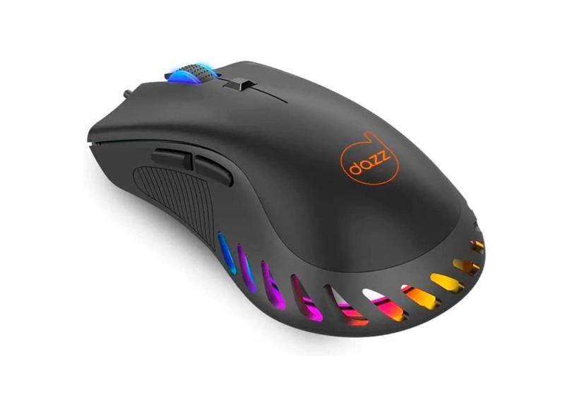 Mouse Gamer Dazz DeathStroke - 10000dpi - Iluminação RGB - 7 Botões - 62000035