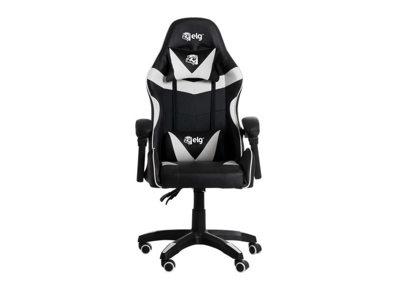 Cadeira Gamer Drakon Preto/Branco - elg