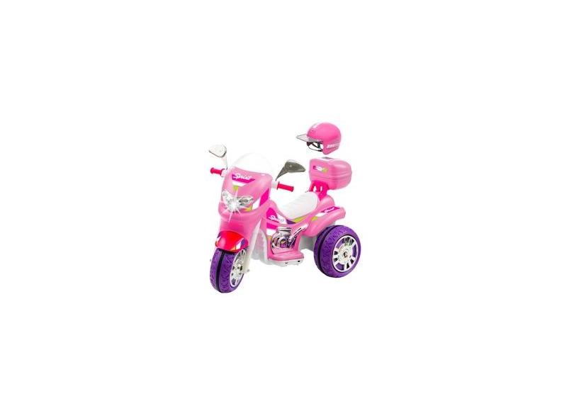 Mini Veiculo Moto Infantil Sprint Turbo 12v Rosa Biemme