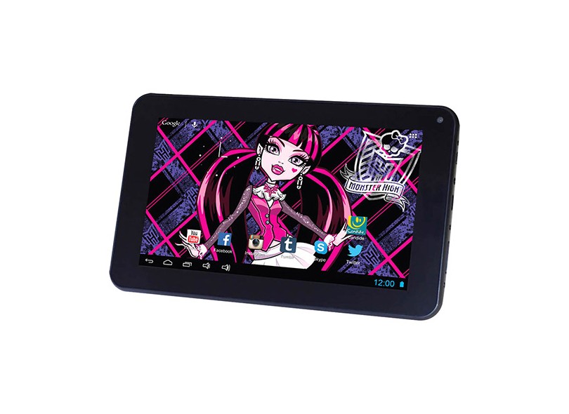 Tablet Candide 8 GB 7" Wi-Fi Android 4.0 (Ice Cream Sandwich) Monster High Tech 4007