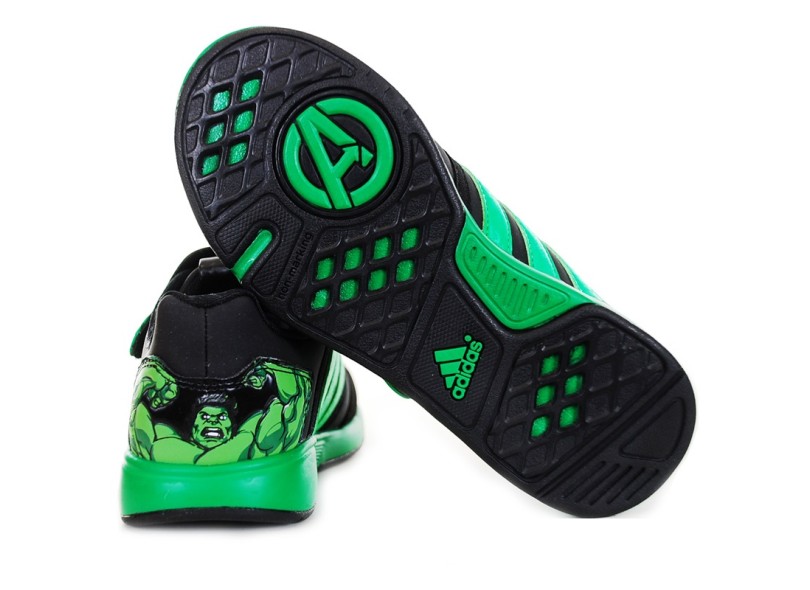 Tênis Adidas Infantil (Menino) Casual Disney Vingadores Hulk CF