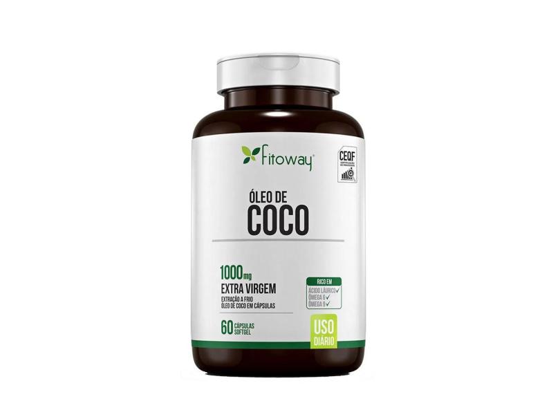 ÓLEO DO COCO - 60 CáPSULAS - LINHA FARMA -  FITOWAY 