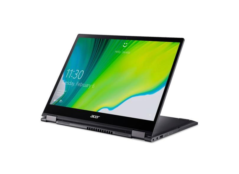 Notebook Conversível Acer Spin 5 Intel Core i5 1035G4 10ª Geração 8 GB de RAM 512.0 GB 13.5 " Q Touchscreen Windows 10 SP513-54N-595M