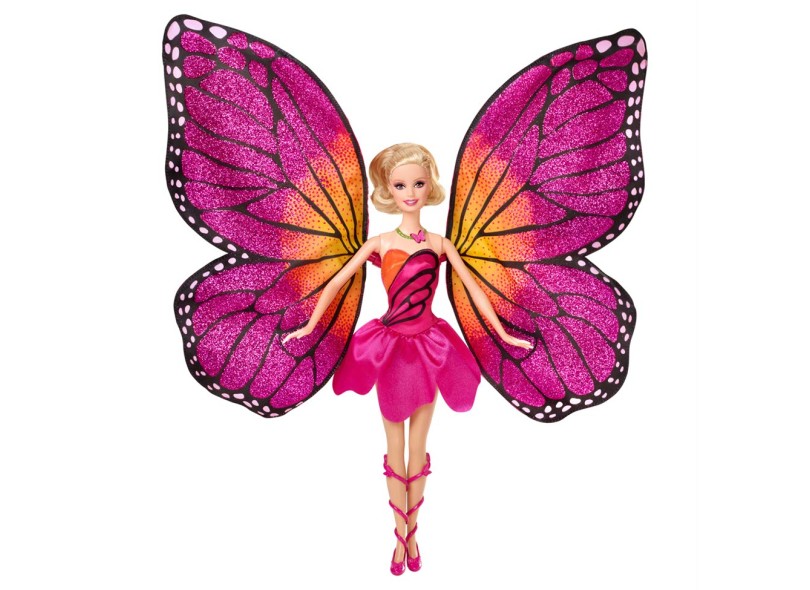 Boneca Barbie Butterfly e a Princesa Fairy Rosa Mattel