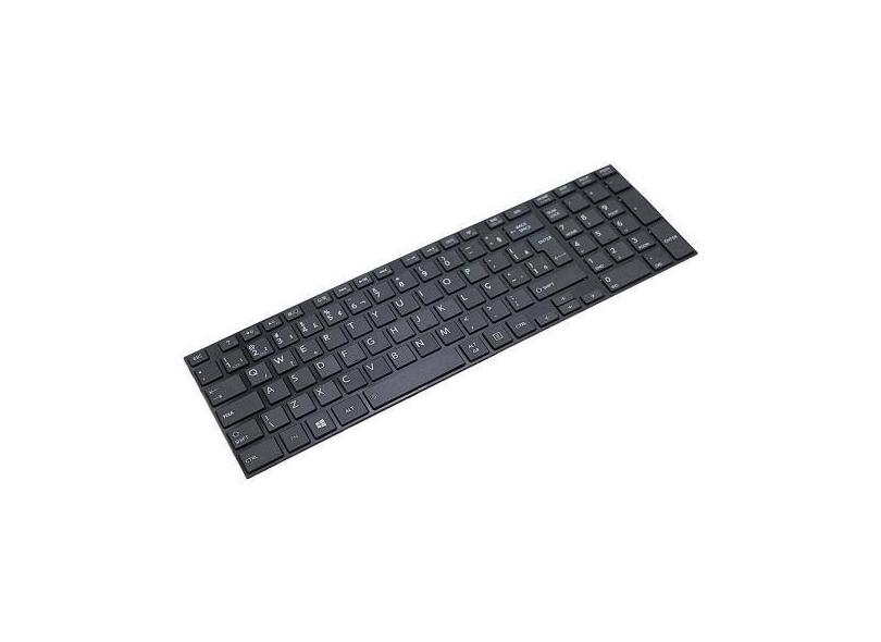 Teclado para Notebook bringIT compatível com Toshiba Part Number MP-11