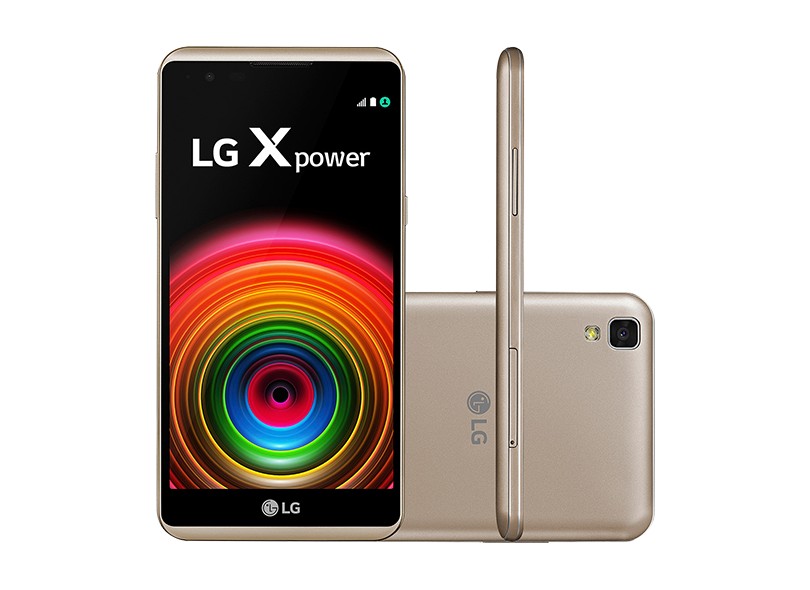 Smartphone LG X X Power 16GB K220 13,0 MP 2 Chips Android 6.0 (Marshmallow) 3G 4G Wi-Fi