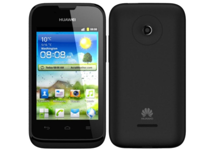 Smartphone Huawei Ascend Y210 Câmera 2,0 MP 2 Chips Android 2.3 (Gingerbread) Wi-Fi 3G