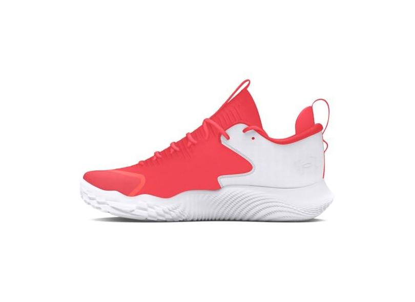Under Armour Tênis de vôlei feminino Flow Ace Low, (600) Beta/Vermelho/Branco, 34